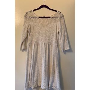 Free People Cream Laced Dress Size XS/TP